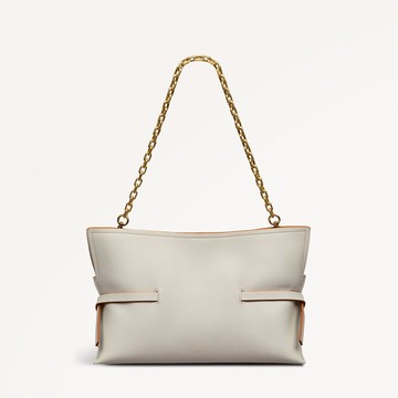 Radley London Womens Leather Fleet Street Medium Open Top Clutch - White Medium