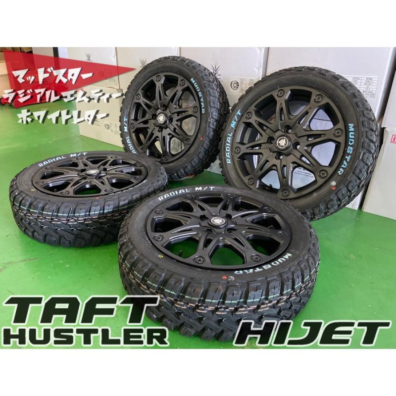 軽トラ 軽バン ハイゼット ジャンボ タイヤホイール 15インチ MUD-X マッドスター Radial M/T 165/60R15 |  LINEブランドカタログ