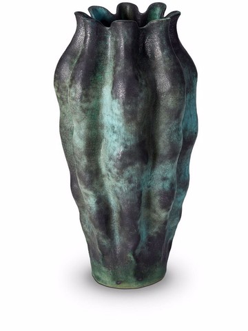 L'Objet - Cenote porcelain vase - unisex - Porcelain - One Size - Black