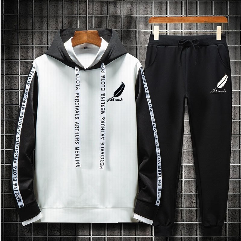 ジャージ メンズ 上下 黒 スウェット 長袖 男性 フード付き トレーニング 春秋 5色 通販 Lineポイント最大get Lineショッピング