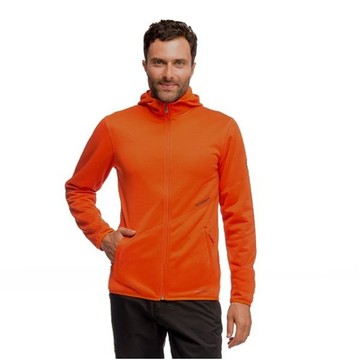 MAMMUT 男 Go Far Jacket Polartec 羽量級連帽保暖刷毛外套/1010-14821-2118 暗桔