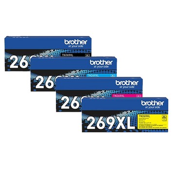 BROTHER TN-269XL-C/TN-269XL-M/TN-269XL-Y/TN-269XL-BK 原廠盒裝 高容量 四色 碳粉匣 一組入