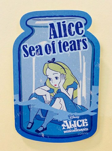 【震撼精品百貨】愛麗絲夢遊仙境 Alice 迪士尼公主系列貼紙/防水貼紙-瓶子愛麗絲#37085 震撼日式精品百貨