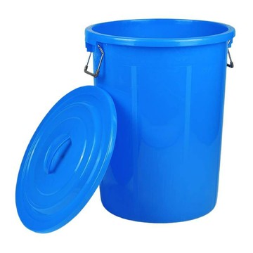 垃圾桶大容量圓桶圓形廚房環衛戶外帶蓋商用大號教室工業厚塑料桶[DD080109]