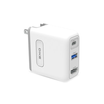 DIKE 65W GaN 氮化鎵充電器 HUB 充電器 快充頭 充電頭 DAT950WT
