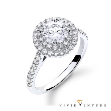 亞帝芬奇 GIA 1克拉 DSI2 3VG 八心八箭 天然鑽石 真鑽 戒指 真愛圓滿 PT950鉑金台