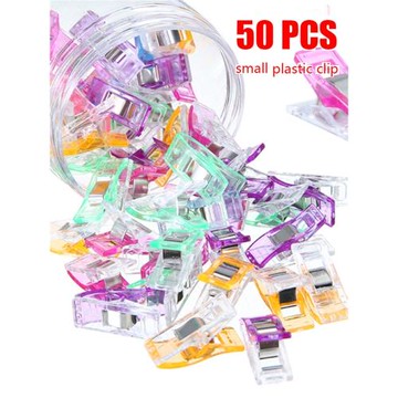 亞馬遜熱銷白紅塑料斧頭強力夾子 新款拼布縫紉包邊夾 拼布定位夾