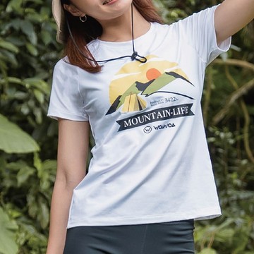 【WOAWOA】100%環保再生UPF50+ 涼感循環極風衣【合歡北峰款】女版(登山衣 排汗衣 涼感衣 衣服 冰峰衣 防曬 登峰衣)