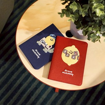 【SECOND MORNING】Second Morning-護照套(郵票檸檬款/烏龜檸檬款)