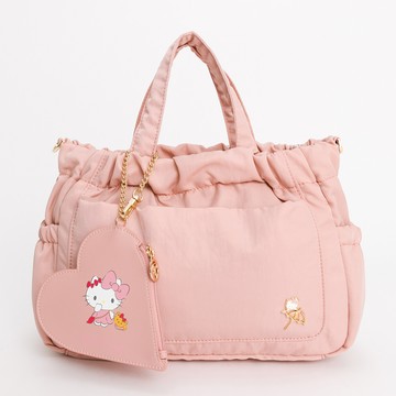 Hello Kitty - Arnold Palmer - 手提包附長背帶 Marshmallow系列 - 粉色/441-0503-12-6