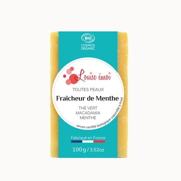 法國 Louise Emoi 有機認證手工皂-清新薄荷