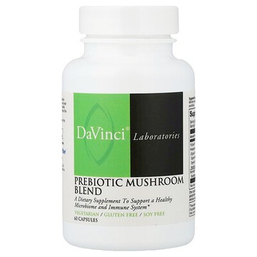 DaVinci Laboratories, 益生元蘑菇混合配方，60 粒膠囊