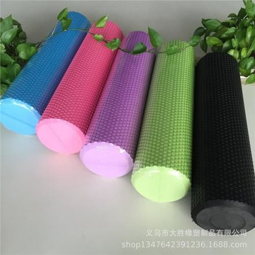 廠家批發90厘米瑜珈柱泡沫軸平衡棒 實心瑜伽柱 按摩滾軸普拉提柱