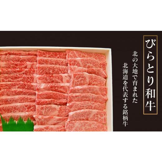 ふるさと納税 北海道 平取町 びらとり和牛上カルビ焼き700g