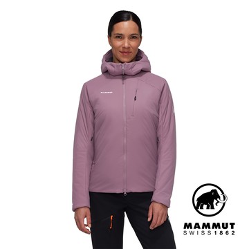 【Mammut 長毛象】Rime IN Flex Hooded Jacket W 保暖化纖連帽外套 波動紫 女款 #1013-02141