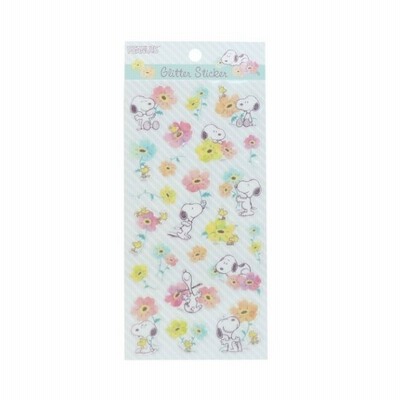 ラメ ミニ ステッカー スヌーピー シールシート ピーナッツ フラワー 手帳デコ Decoシール かわいい 女の子 通販 Lineポイント最大get Lineショッピング