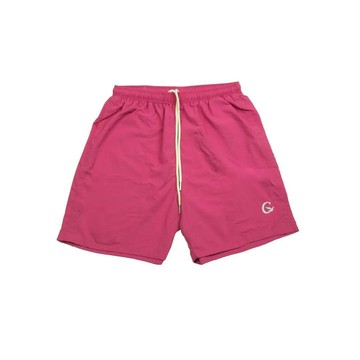 夏季必入 挑戰最低價 新品 夏季沙灘褲 沙灘褲 短褲 休閒褲 涼感短褲 美式寬鬆休閒純色沙灘褲透氣運動速幹四分夏季百搭簡