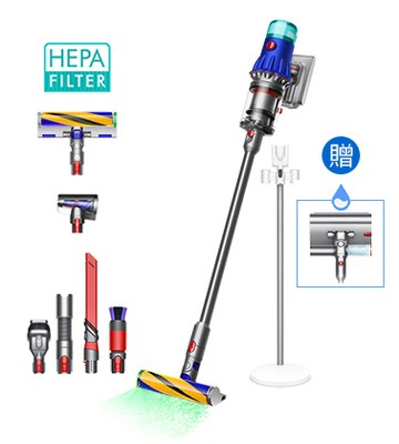 【送雙豪禮】Dyson V12 Detect Slim™ Fluffy 輕量無線吸塵器 (旗艦洗地雙頭組)