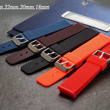 防水舒適 精美快拆式-智慧錶用矽膠錶帶 ( 24mm.22mm.20mm.18mm )
