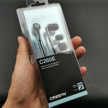 韓國Cresyn C260可立新入耳式耳機手機MP3有線老耳塞女毒人聲均衡
