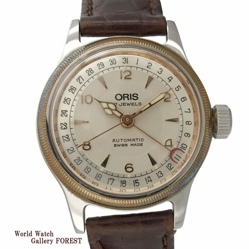 オリス ORIS ビッグクラウン ポインターデイト 7400C 自動巻き 裏