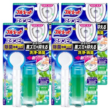 KOBAYASHI 小林製藥 BLUELET 新版馬桶潔淨凝膠 超級薄荷 4個  28g  1組