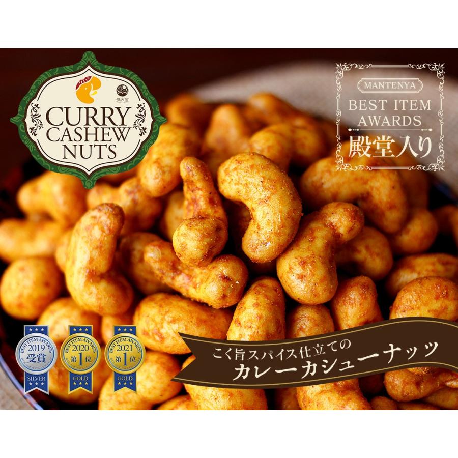 カレーカシューナッツ 50g 〜こく旨 スパイス仕立て〜 （ おつまみ カレー味 スパイス おやつ 味付け お茶請け お茶菓子 豆菓子 ギフト 酒の肴 ）