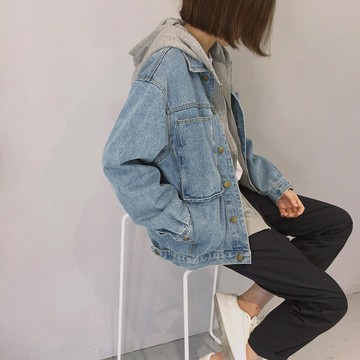 牛仔外套女2020秋季新款學生韓版寬松bf風網紅短外套春裝棒球服女