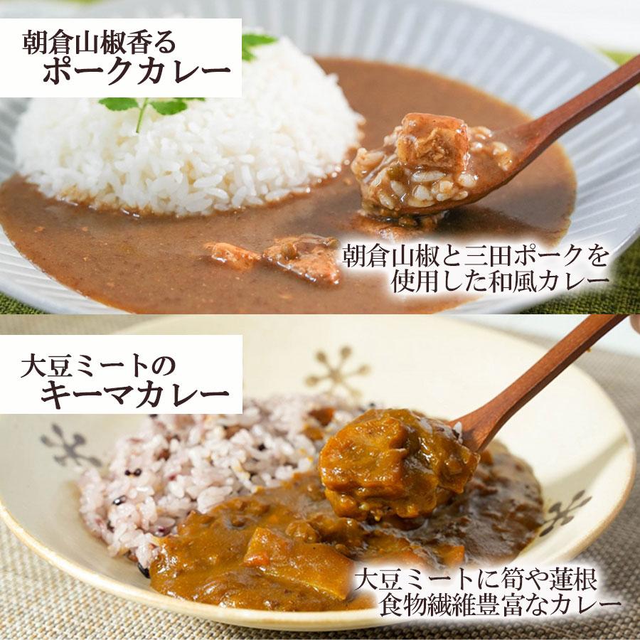 レトルト食品ギフトボックス入 丼とカレーのこだわり素材4種8食詰め合わせセット 惣菜 大豆ミート 中華