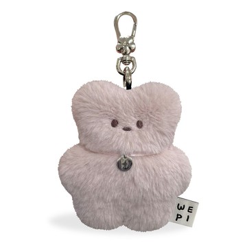 迷你 Wepi bear - Rosy (10cm) / 手工迷你玩偶贈禮鑰匙圈吊飾