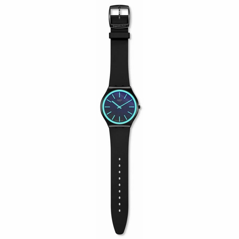 【オンラインショップ】 SKIN スキン スウォッチ swatch OBSIDIAN 腕時計 SHIMMER 時計