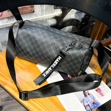 潮流男士格子單肩包男生斜挎包時尚小包包新款挎包學生小包街頭潮