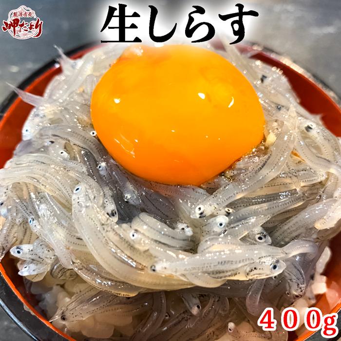 (送料無料) 生しらす (ちりめん) 冷凍４００g（１００g×４袋） (愛知県産)