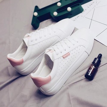 蓓爾透氣薄款小白鞋2025夏季爆款休閑女鞋學生百搭ins潮韓版板鞋