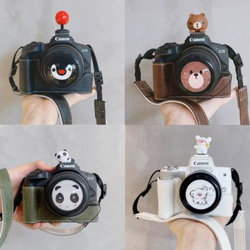 適用于佳能R50保護套R50V g7x2m50二代200d相機包800d殼M200R8r10