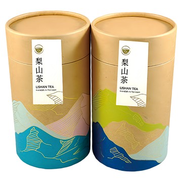 龍源茶品 鑫龍源 茶山漫遊梨山高山茶葉禮盒 附提袋  茶葉150g 2罐  1盒