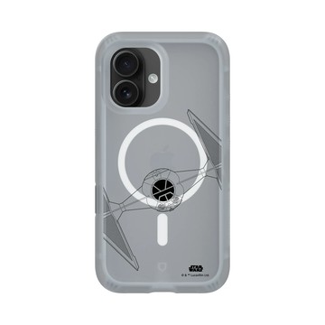 iPhone 16 AirX 流變灰 - 迪士尼-星際大戰 Star Wars - 鈦戰機-線條黑