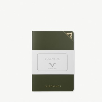 VISCONTI 再生皮革筆記本/手帳 -日常精選-KQ01 - Pocket - Pocket/口袋版 花園綠