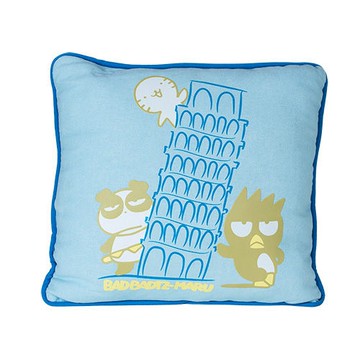 【震撼精品百貨】Bad Badtz-maru_酷企鵝~酷企鵝世界旅行系列方型靠墊(比薩斜塔)