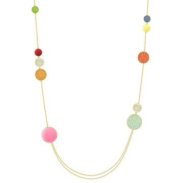 TRACEY CHEN天然翡翠琺瑯長鍊