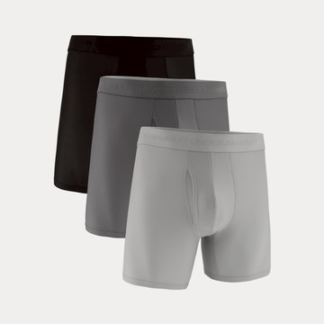 UA 男 Perf Tech Mesh Mod 6吋四角褲(3入) 人氣新品