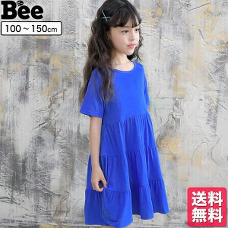 韓国子供服 半袖ワンピース 韓国子ども服 韓国こども服 Bee 春 夏 100 110 1 130 140 150 通販 Lineポイント最大get Lineショッピング
