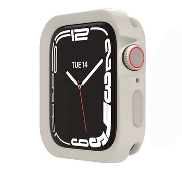 SwitchEasy 魚骨牌 Colors 手錶保護殼 星光白 輕巧舒適 操作順暢  Apple Watch 44/45mm  1個