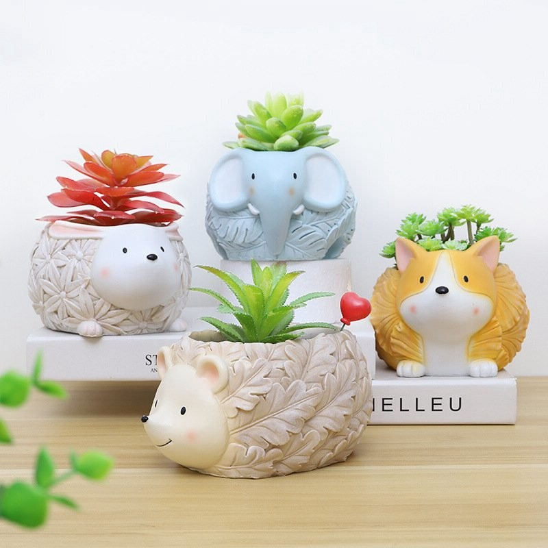プランター 植木鉢 おしゃれ 鉢植え かわいい ガーデニング 鉢 インテリア 軽量 部屋 オフィス 室内 飾り ハリネズミウサギキツネヒツジ 通販 Lineポイント最大0 5 Get Lineショッピング