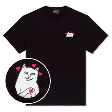 RIPNDIP NERMAL LOVES POCKET TEE (BLACK)
