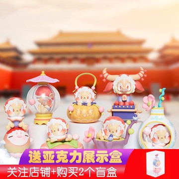 故宮文化 故宮狻猊吉祥送福系列盲盒 收藏紀念潮玩手辦禮物擺件