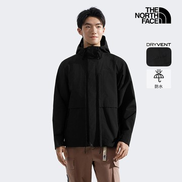 The North Face北面男款黑色M66DRYVENT防水衝鋒衣｜8DXJJK3 外套
