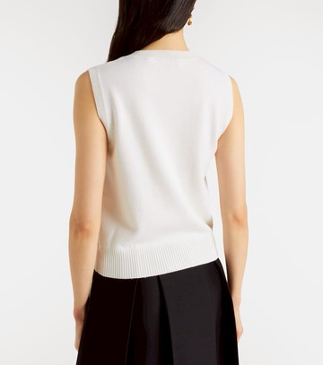 Oscar de la Renta Virgin wool sweater vest