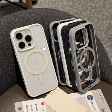 膚感 高透Magsafe 磁吸手機殼 iPhone17蘋果15pro max透明 14/13/12/11 保護殼