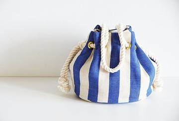 歐洲麻條紋海洋包藍